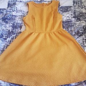 Mustard dress